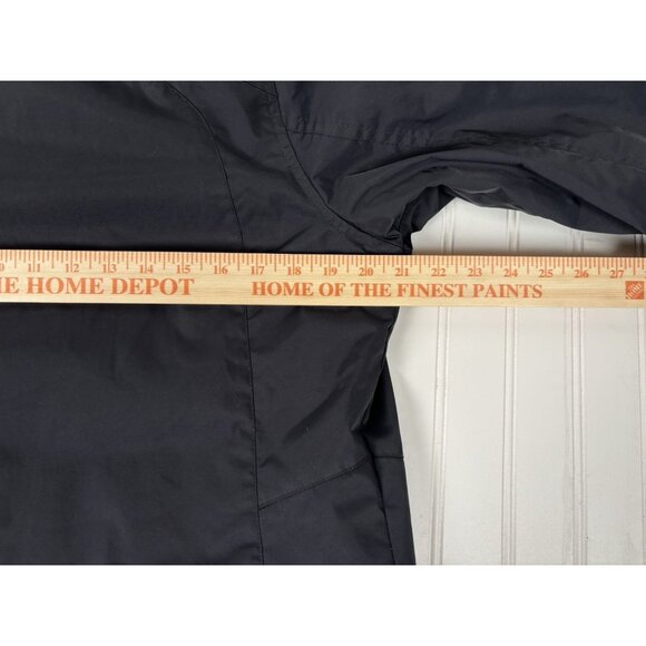 LL Bean Jacket Womens Medium Black Winter Warmer 271136 Gorpcore Fleece Lined - Picture 9 of 10